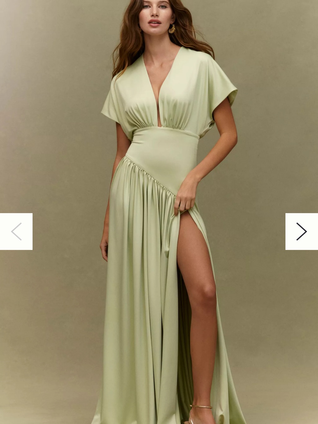 Delfi Collective Sade Asymmetric Maxi Dress